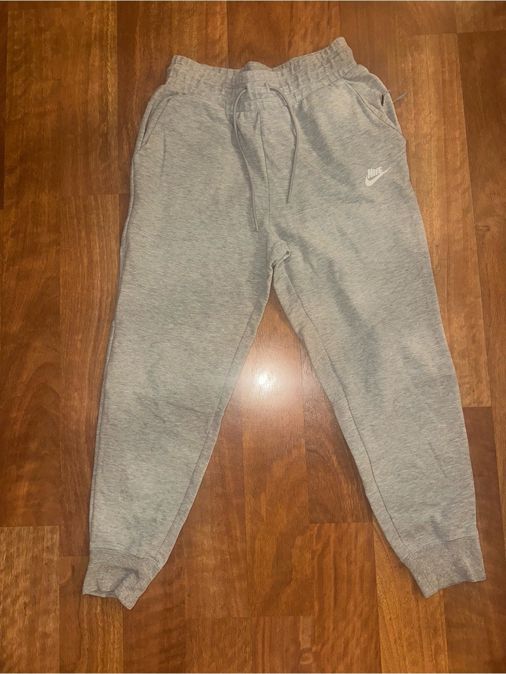 Nike Women’s Gray Drawstring Fleece Joggers